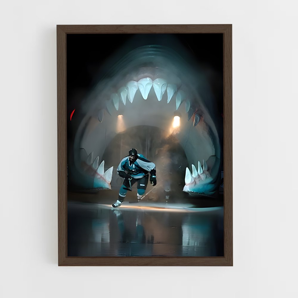 Poster Shark Encounter – affiche Hockey sur glace (vue 5)
